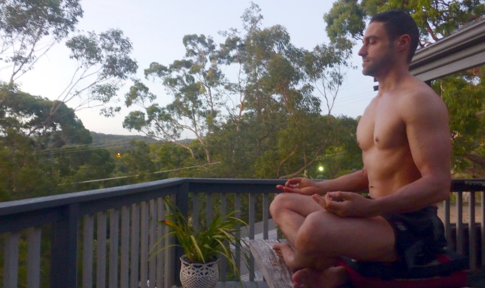 Me meditating